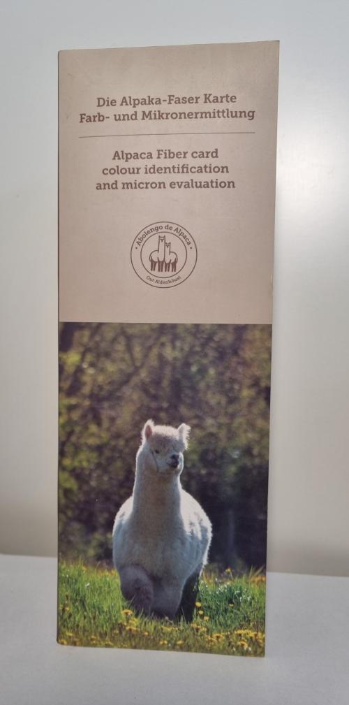 Wzornik kolorów ze skalą porównawczą grubości włókna